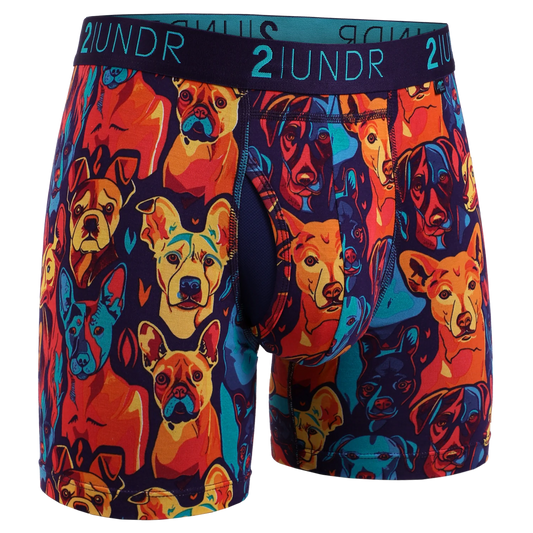 2UNDR (SC) 6" Swing Shift Boxer Brief - Man's Best Friend