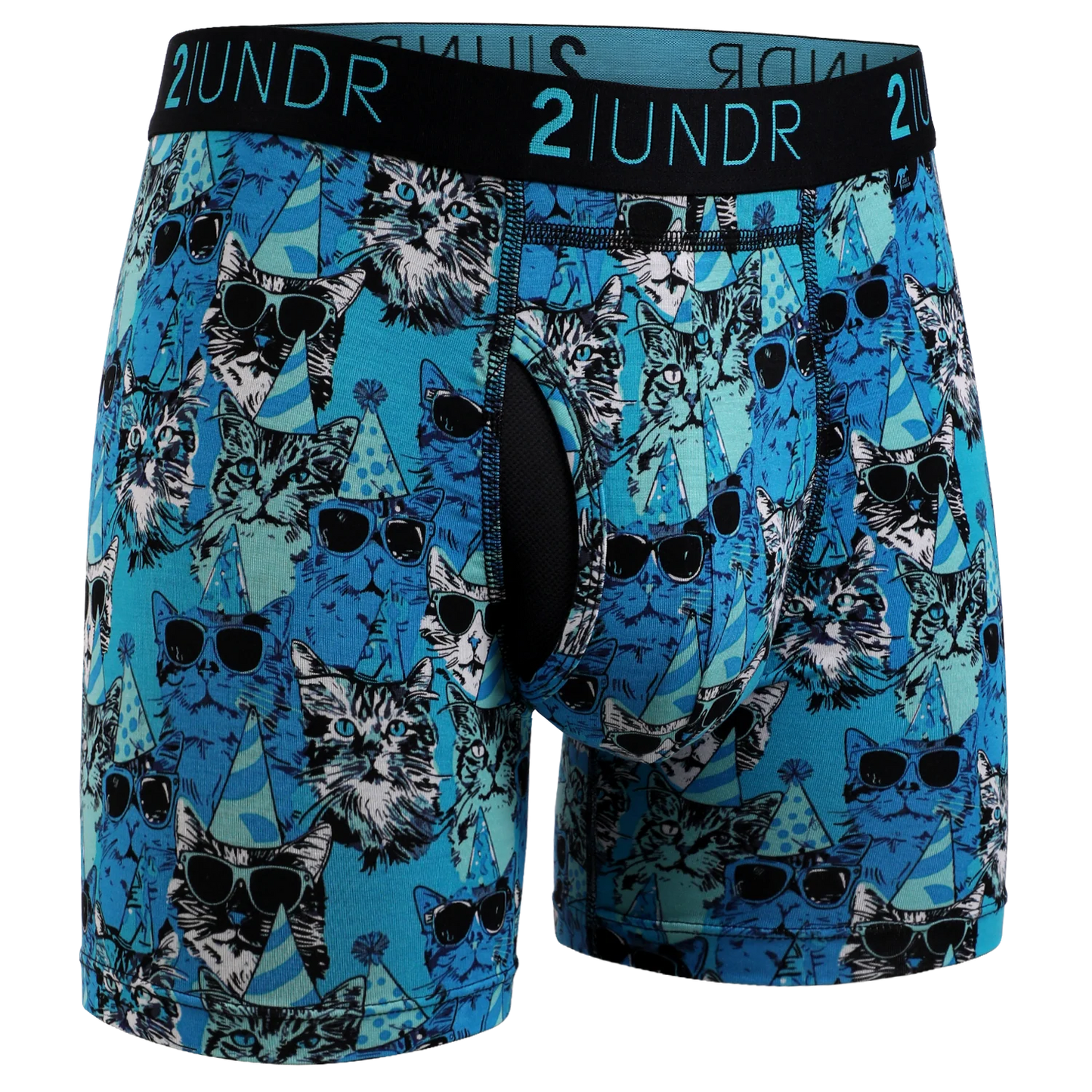 2UNDR (SC) 6" Swing Shift Boxer Brief - Kitty Corner