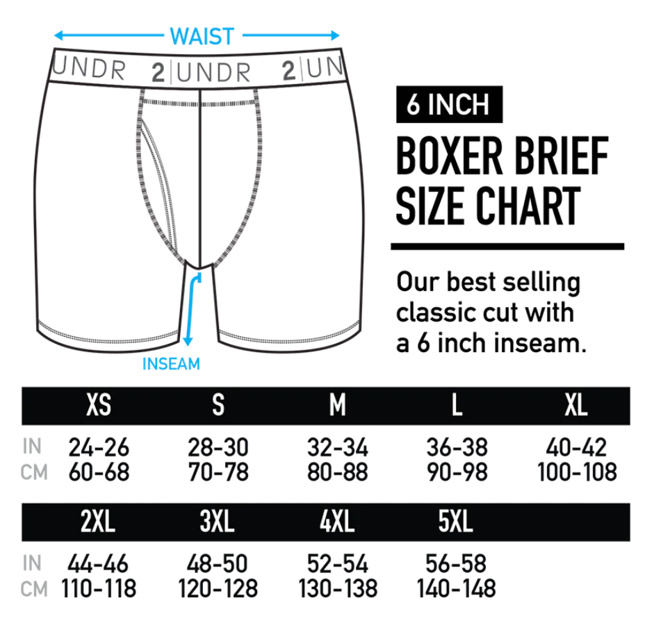 2UNDR 6" Swing Shift Boxer Brief - Beer Break