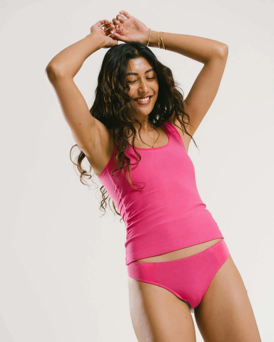 Sporty Classic (SC) Tank - Fuchsia