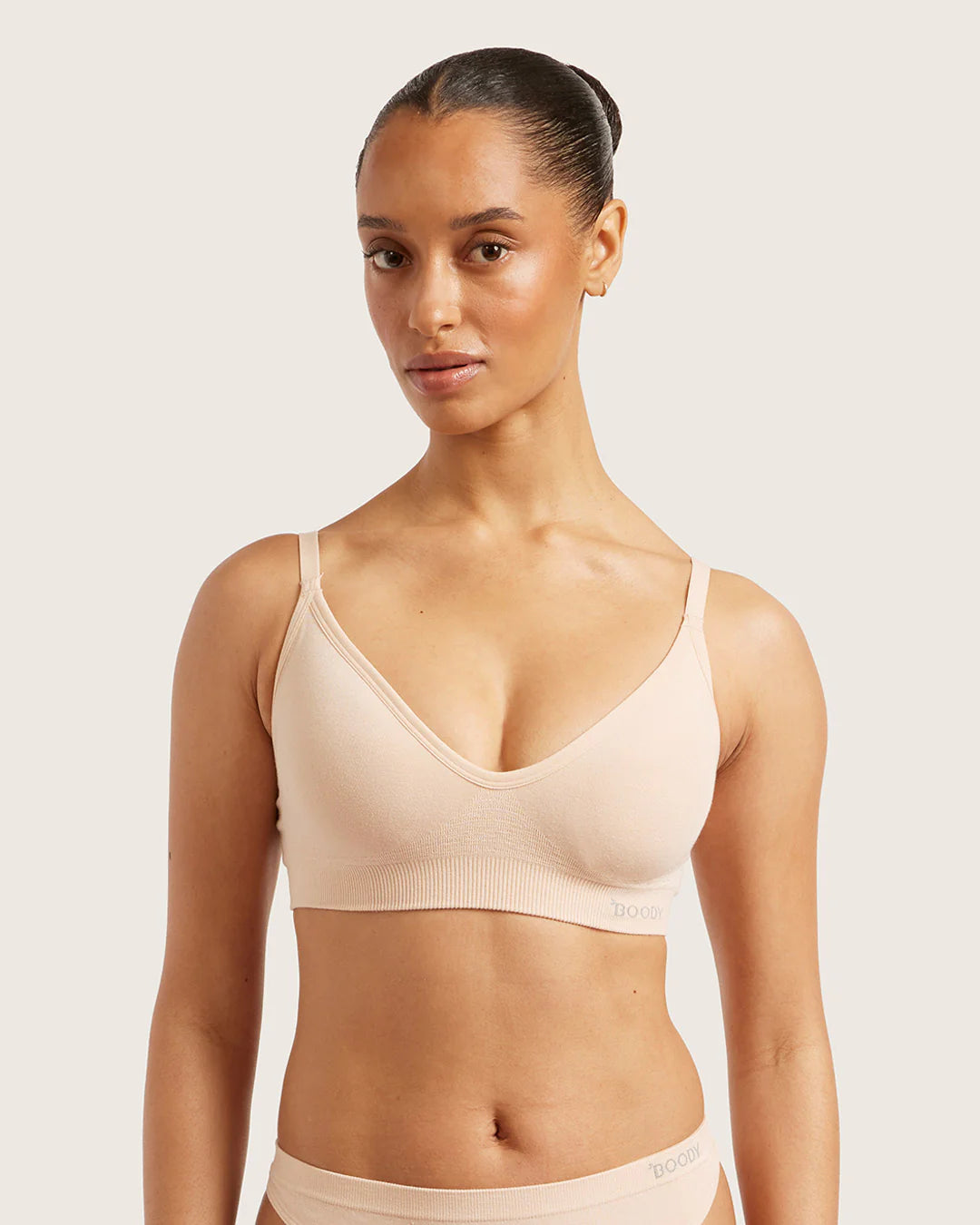 Wireless Bamboo T-shirt Bra (B-D) PWTF B11090 - Shell