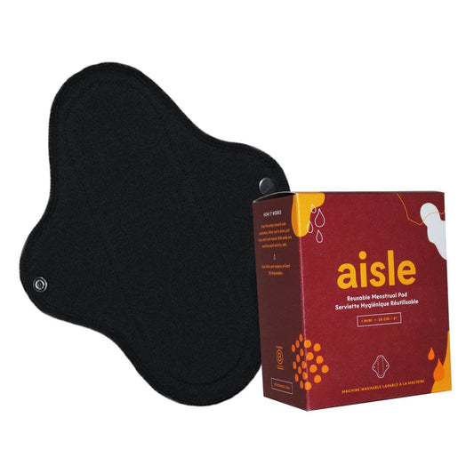 Leakproof Period Reusable Mini Pad - Black