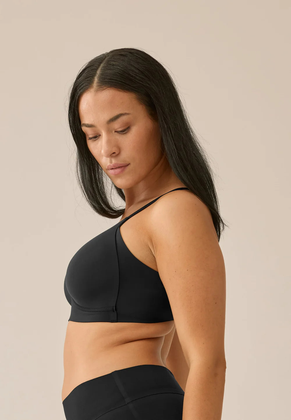 Wireless Side Smoother T-shirt Bra 5232 400 - Black