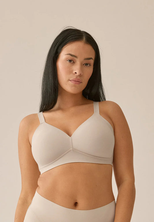 Wireless Side Smoother T-shirt Bra 5232 895 - Light Beige