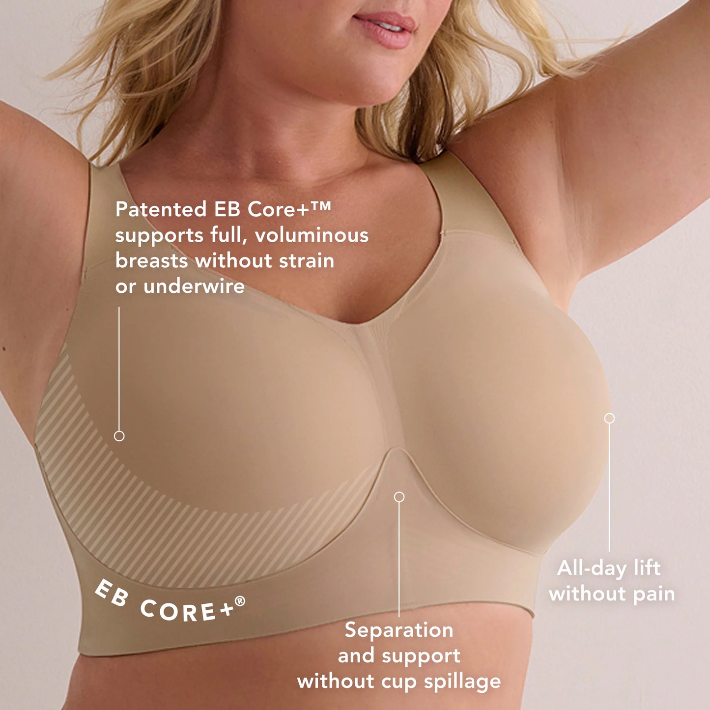 The Busty Bra - Sand