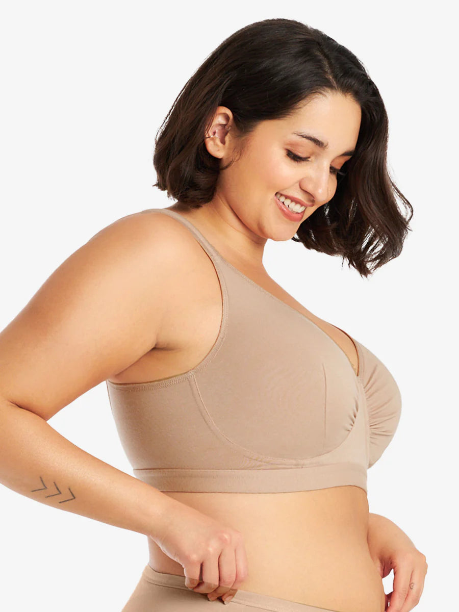 Evie All-Day Cotton Comfort Bra 142 - Beige