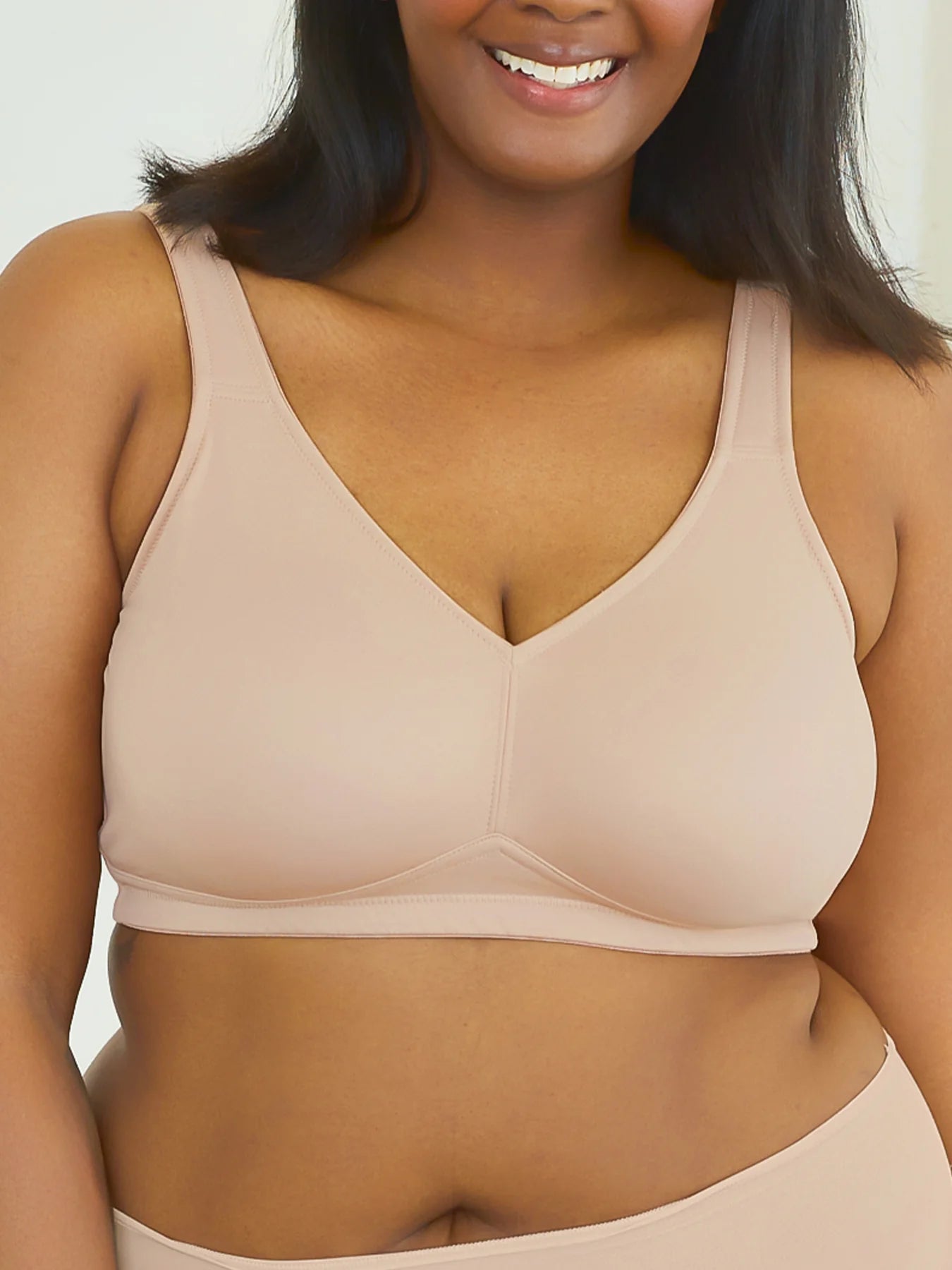 Claire Everyday Wireless Comfort Bra 5006  - Sand