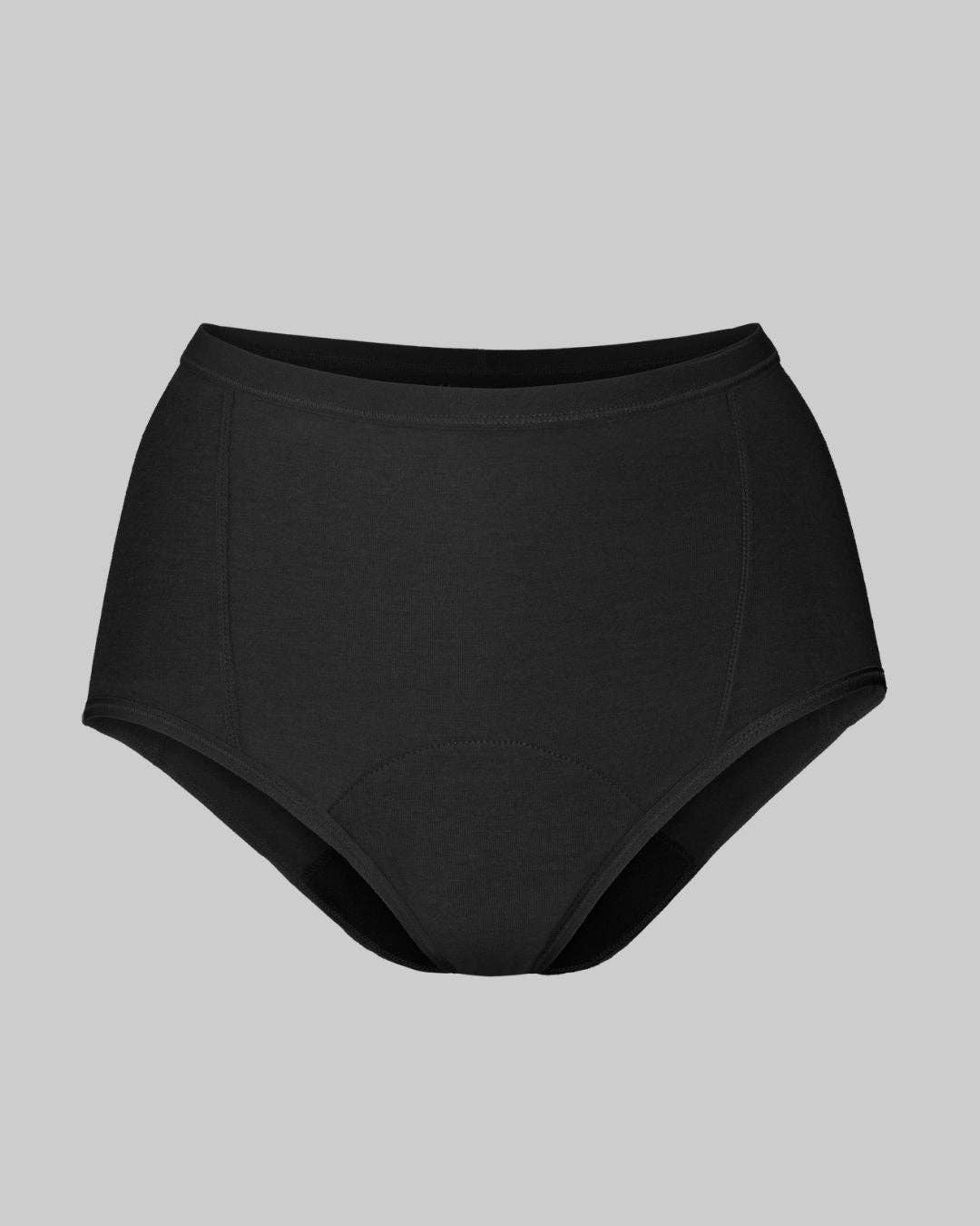 Leakproof Period Brief Super Absorbency - Black