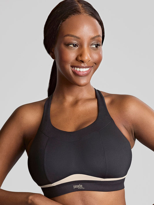 Freedom Wireless Sport Bra 7344 - Black/Chalk