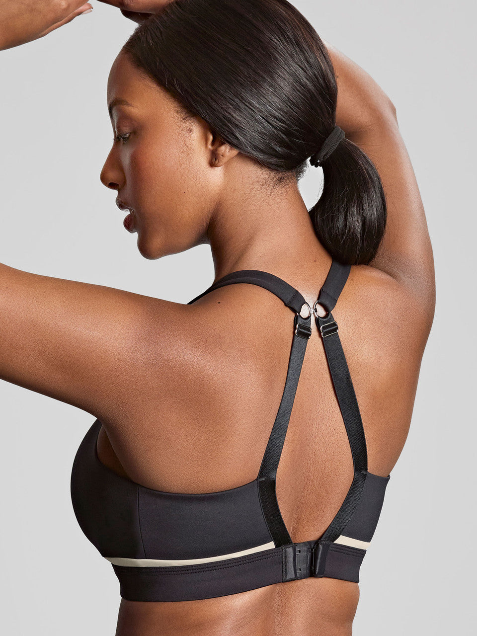 Freedom Wireless Sport Bra 7344 - Black/Chalk