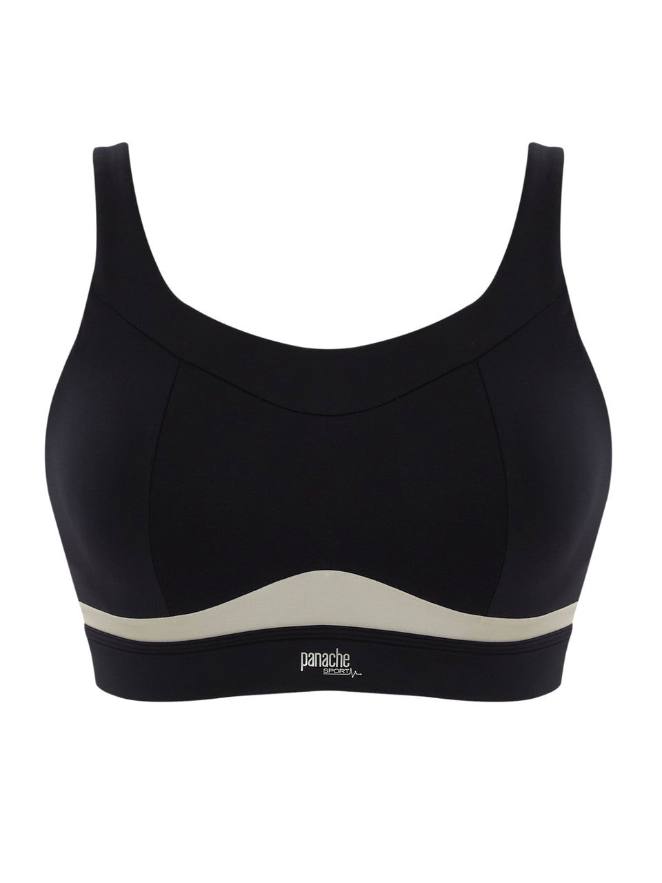 Freedom Wireless Sport Bra 7344 - Black/Chalk