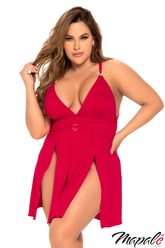 Heart Ring Chemise MA7474 - Red