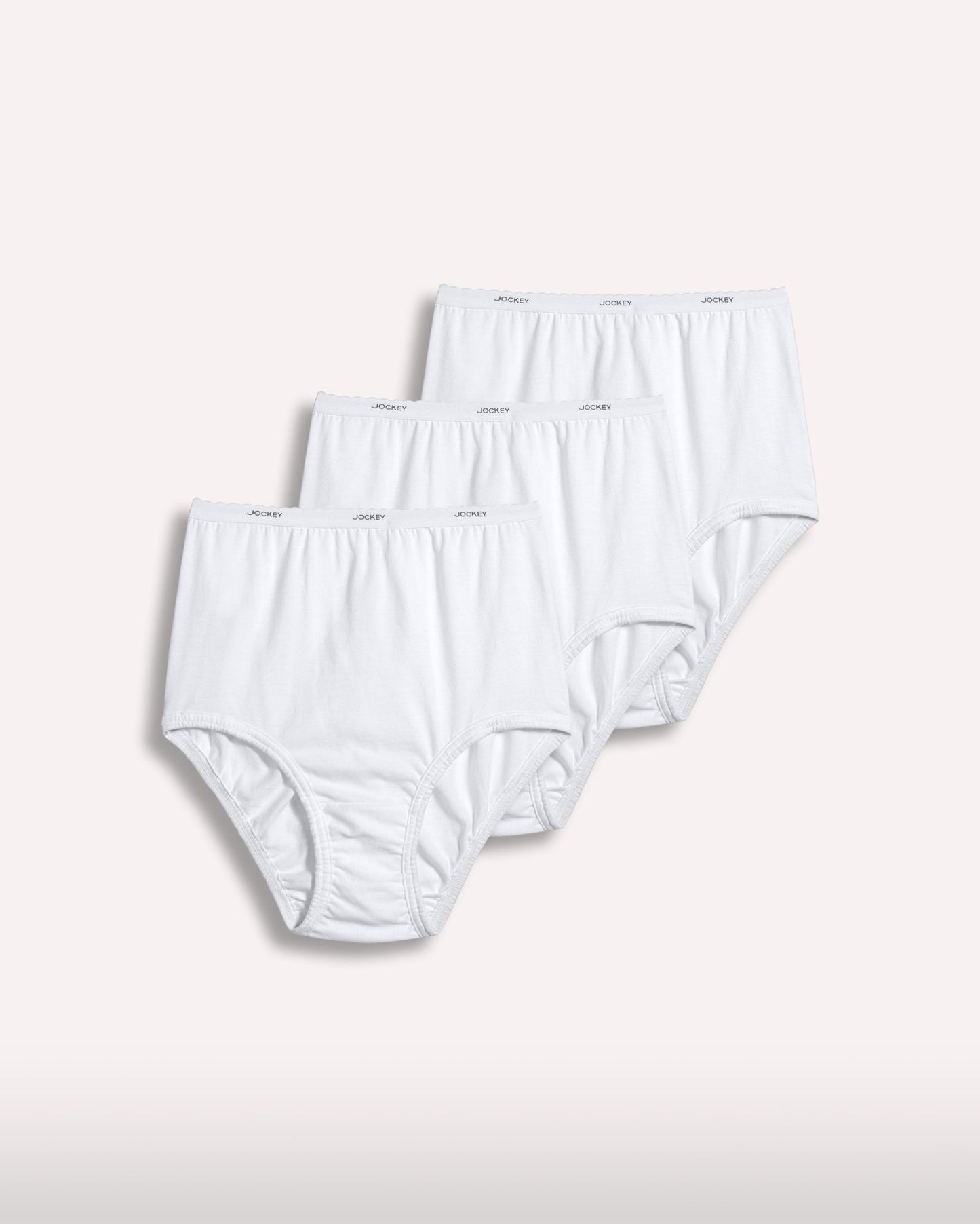 100% Cotton Classics Full Cut Brief 7623/7626 100 - White