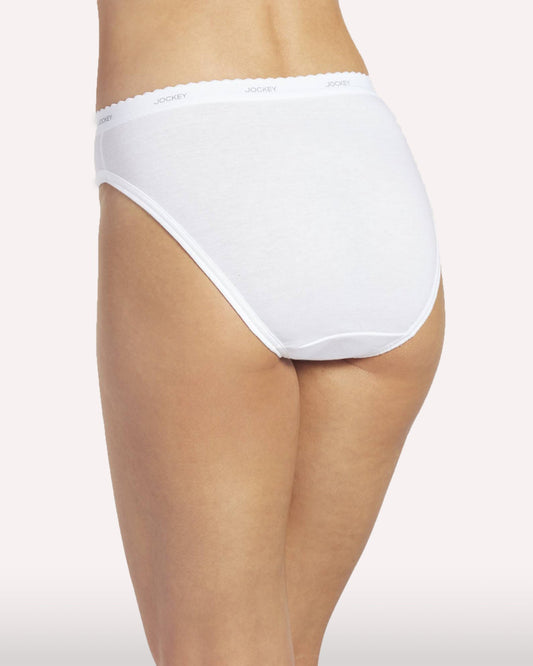 100% Cotton Classics French Cut Brief 7625/7627 100 - White