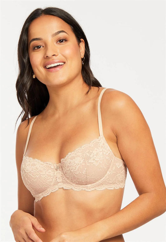 Flirt Demi Lace Bra 9312 - Sand