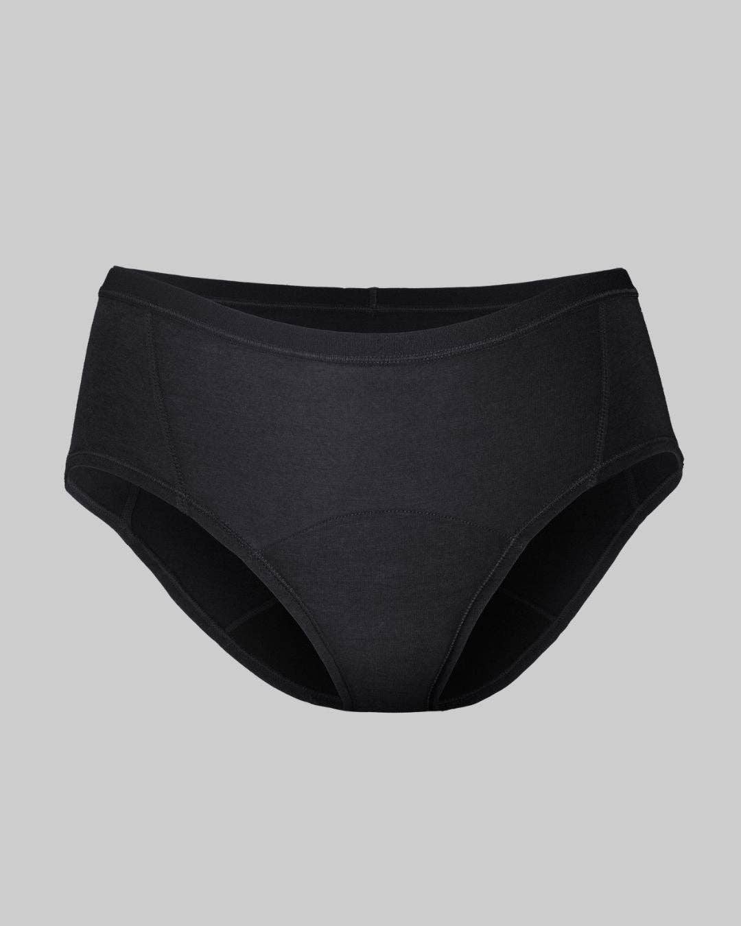 Leakproof Period Hipster Super Absorbency - Black