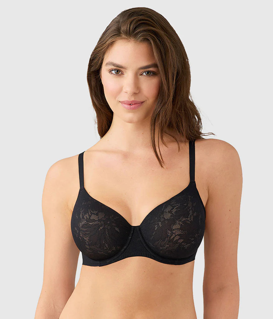 Taking Sides Underwire Padded T-shirt Bra 853471 BK - Black