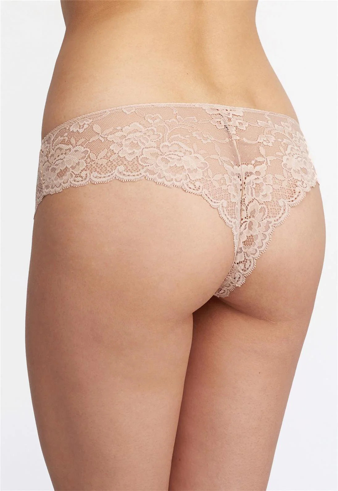 Signature Lace Brazilian Panty 9001 - Sand
