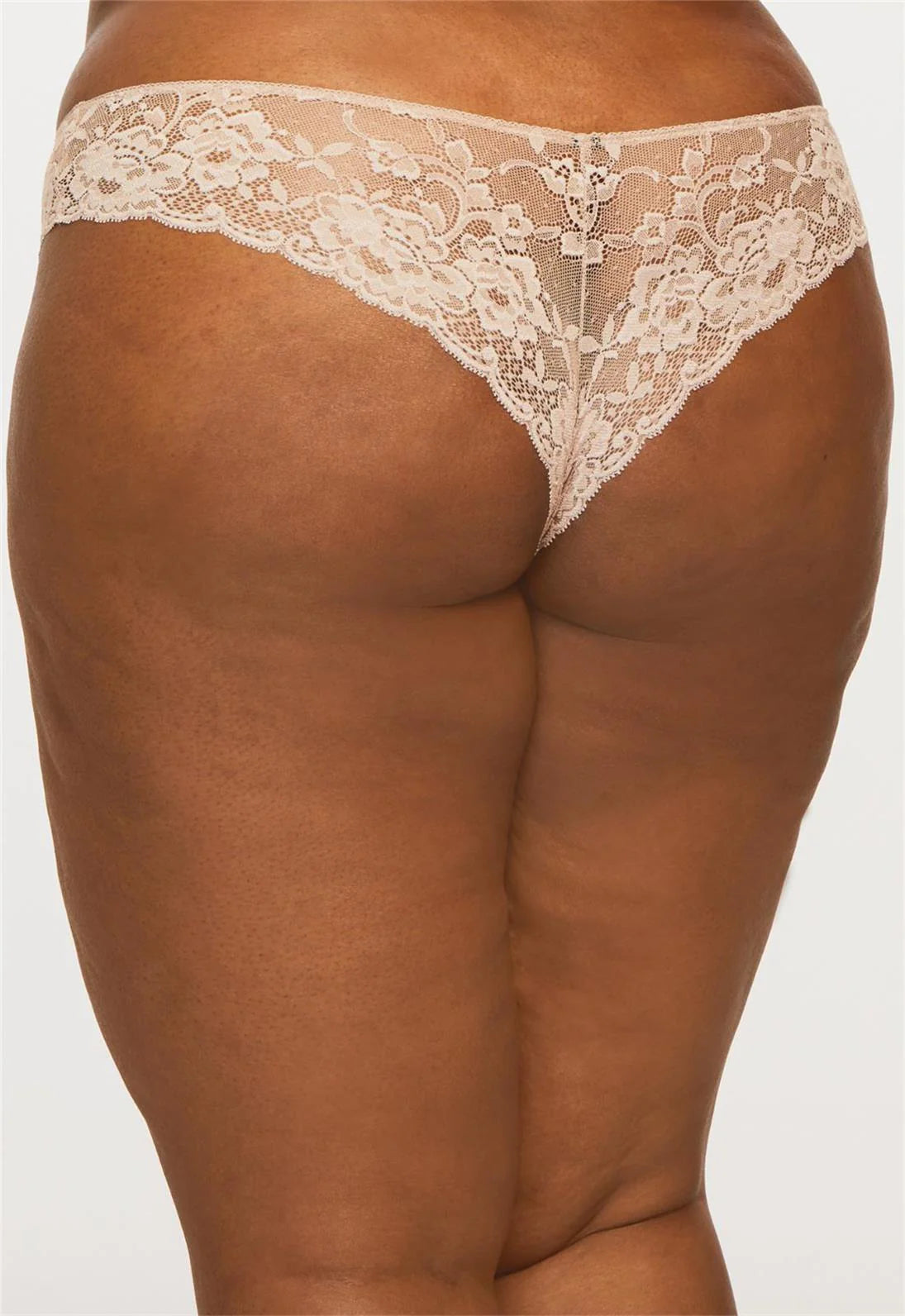 Signature Lace Brazilian Panty 9001 - Sand