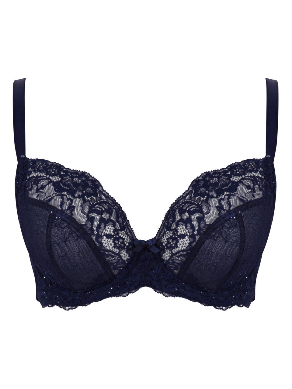 Ana Plunge Underwire Bra 9396 - Midnight Sequin