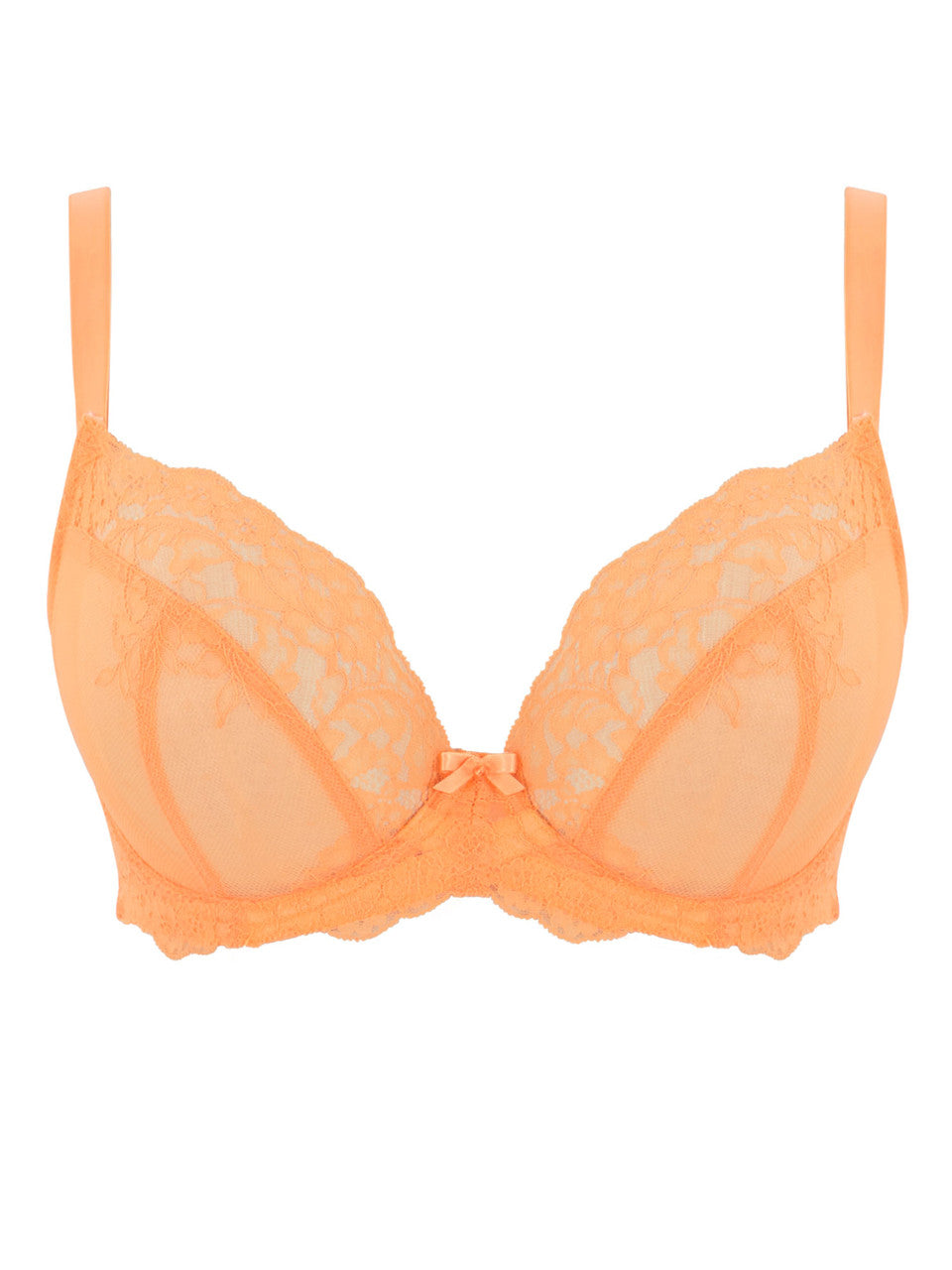 Ana (D+) Plunge Underwire Bra 9396 - Peach Melba