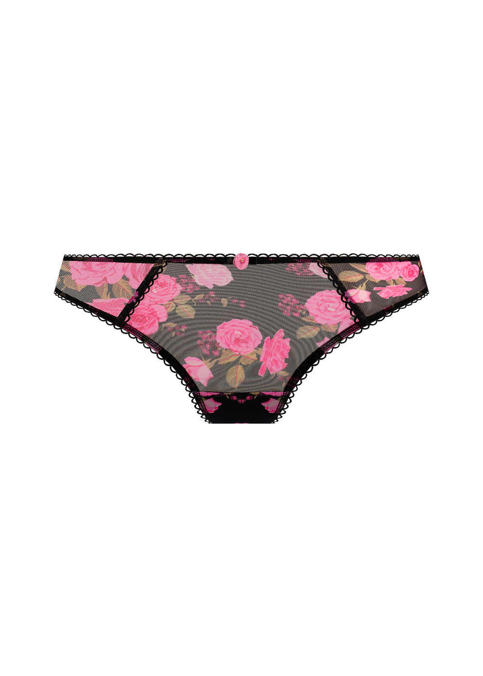 Rose Blossom Thong AA402470 BKR - Black Rose