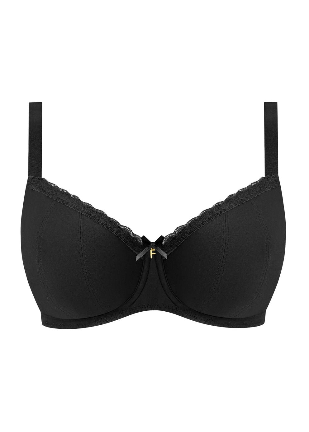 Flirt Padded Half Cup Bra AA403315 BLK - Black