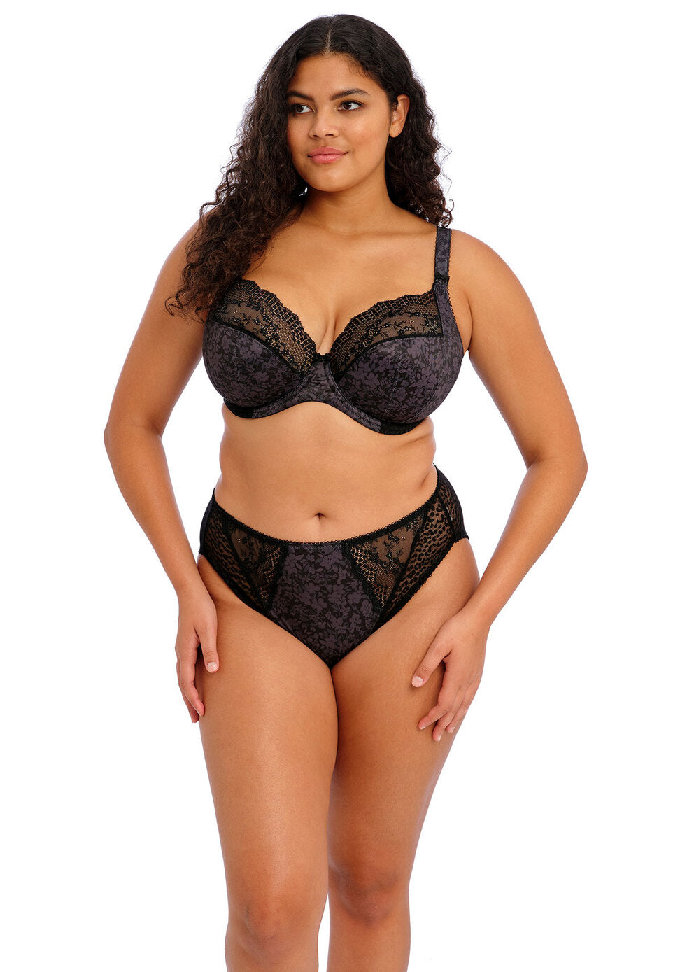 Lucie Stretch Plunge Bra EL4490 BLK - Black