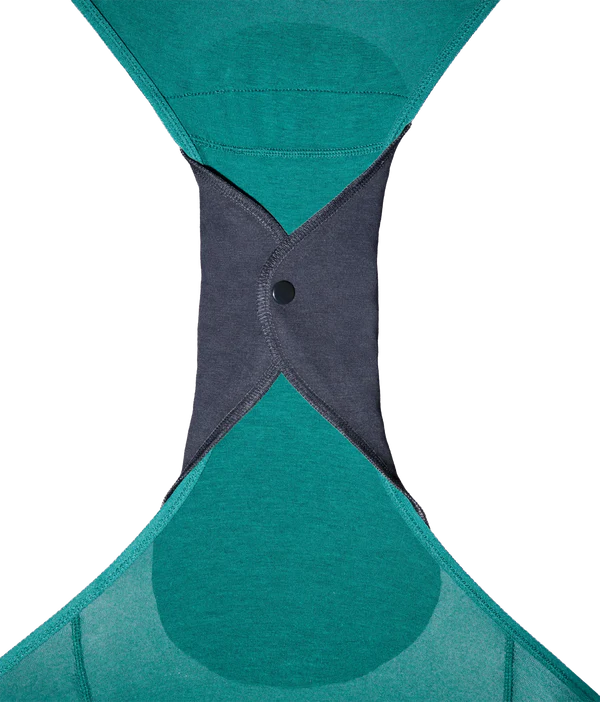 Leakproof Period Reusable Maxi Pad - Black