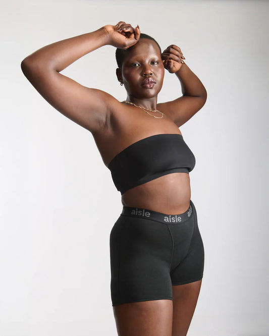 Boost Leakproof Period Boxer Adjustable Absorbency - Black