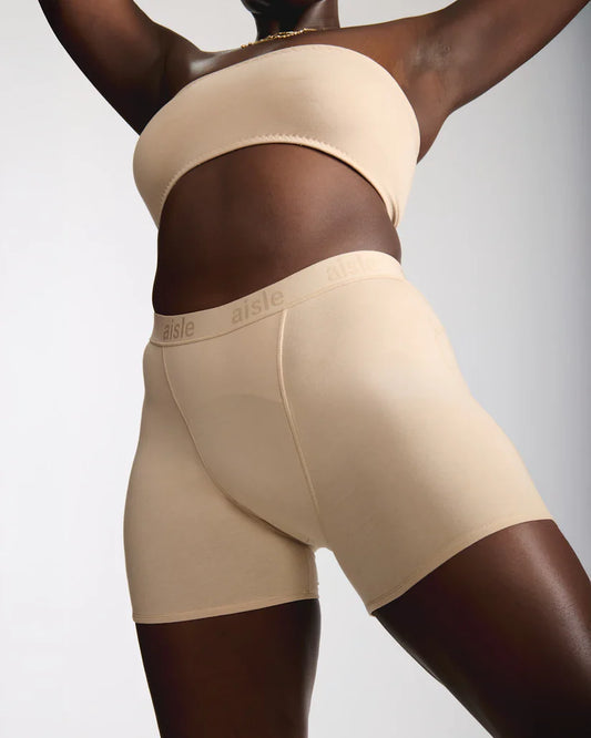 Boost Leakproof Period Boxer Adjustable Absorbency - Fawn