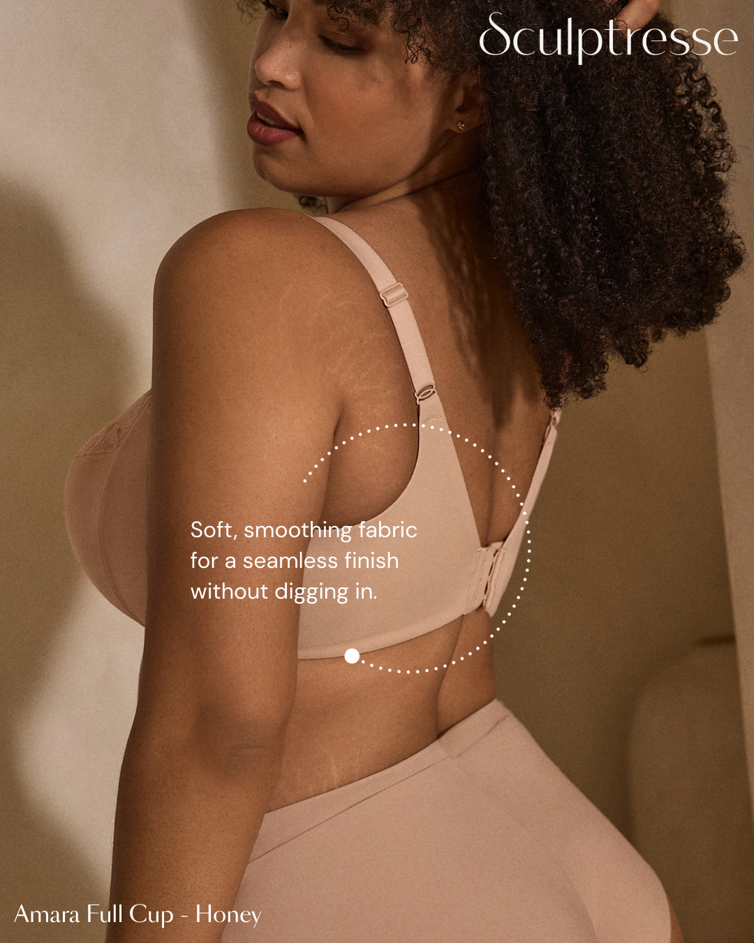 Amara Full Cup Bra 11265 - Honey
