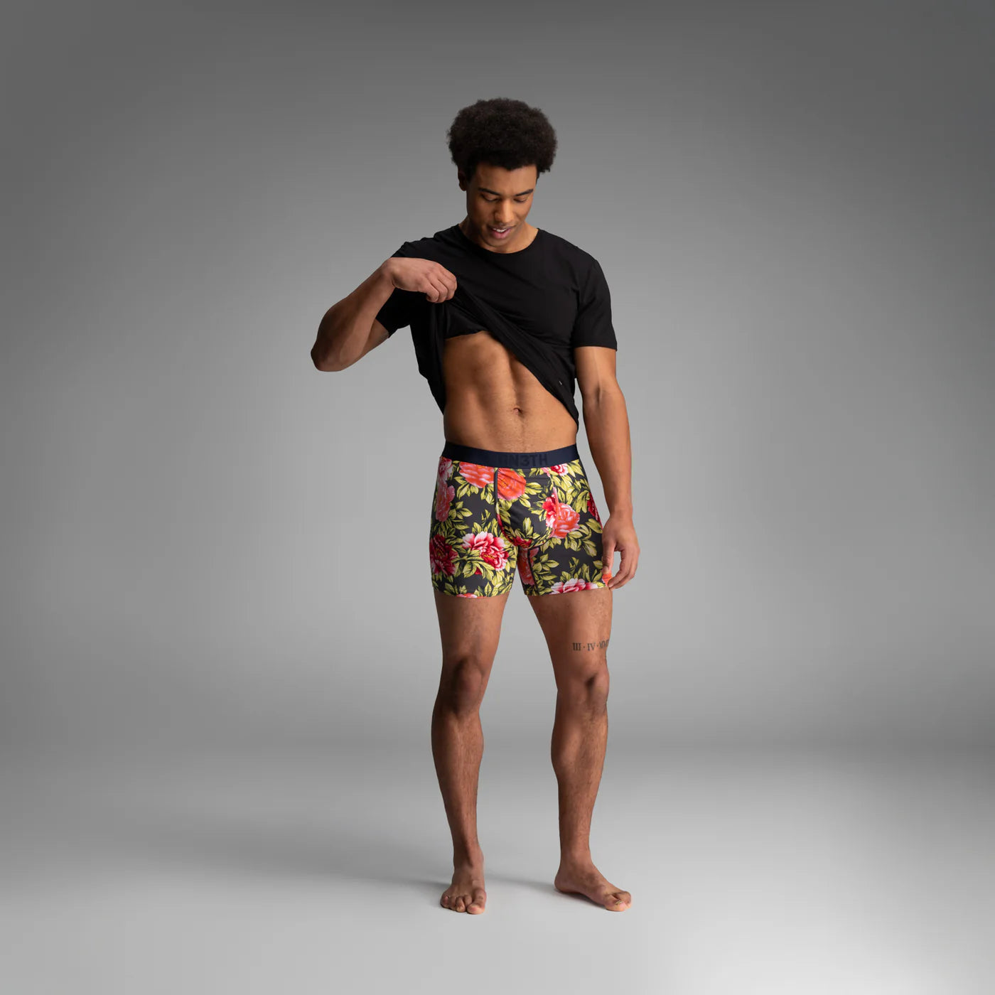 BN3TH 5.5" Essentials Boxer Brief - Nocturnal Bloom - Midnight