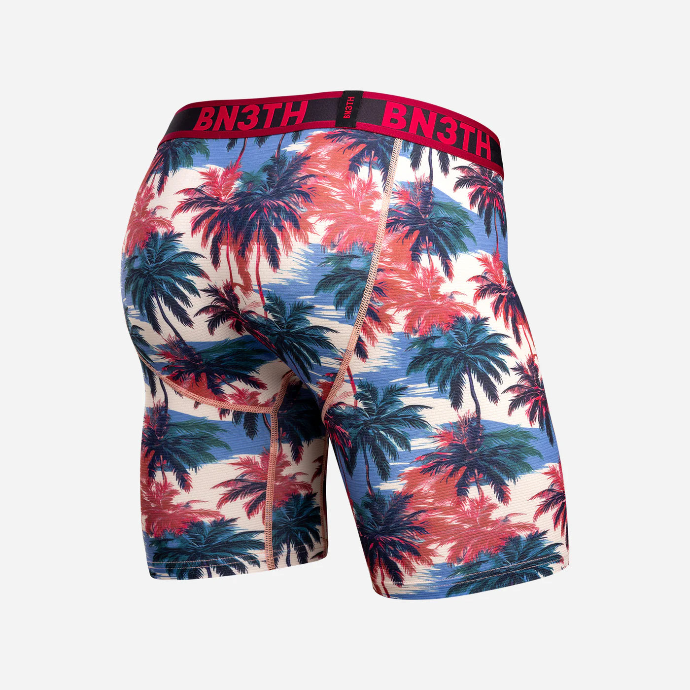 BN3TH 7" Pro Flex Max Boxer Brief - Electric Palm - Heather Sand