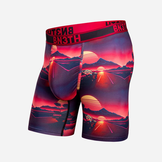 BN3TH 7" Pro Flex Max Boxer Brief - Sunset Racing - Cerise