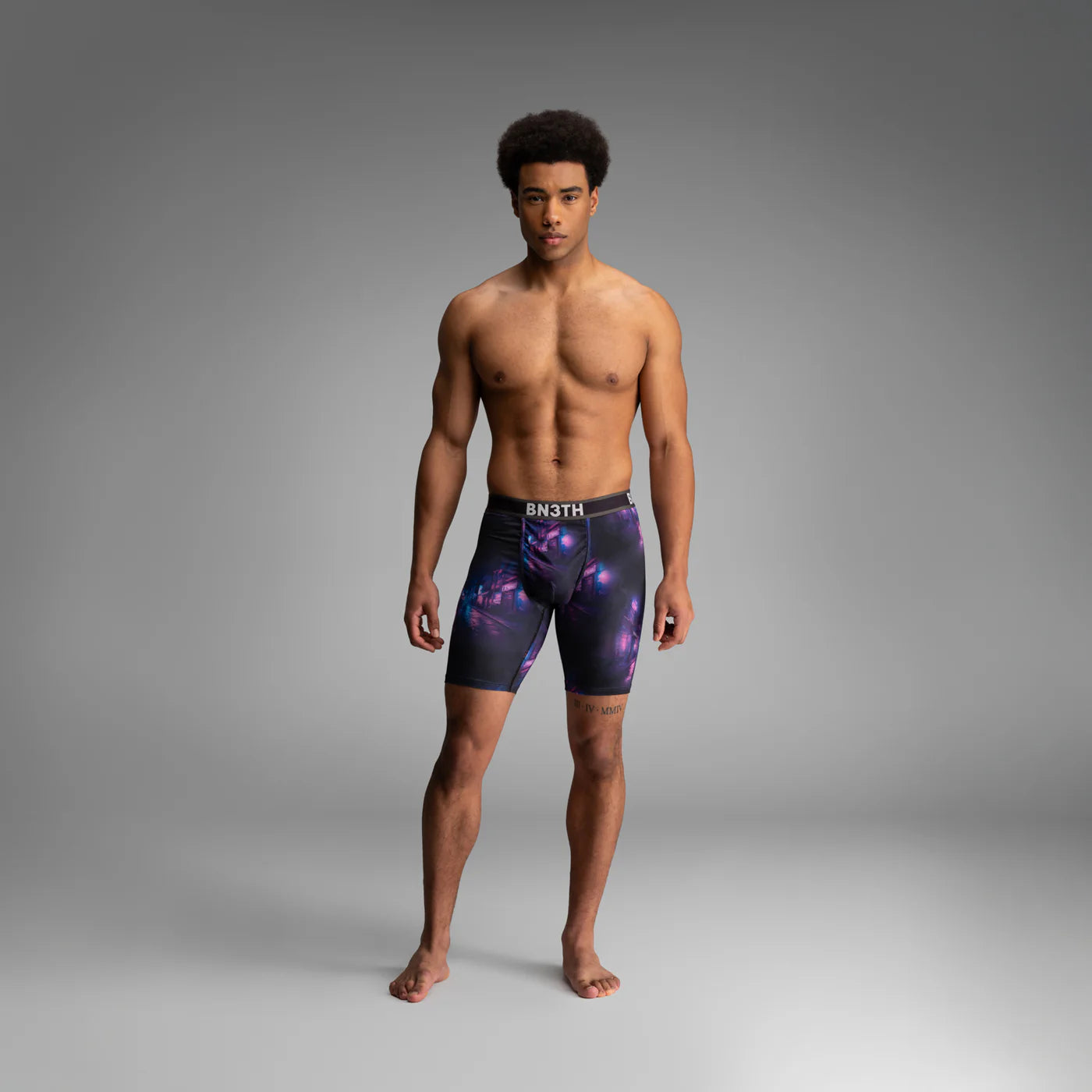 BN3TH 7" Pro Flex Max Boxer Brief - Alleyway - Blue Lolite