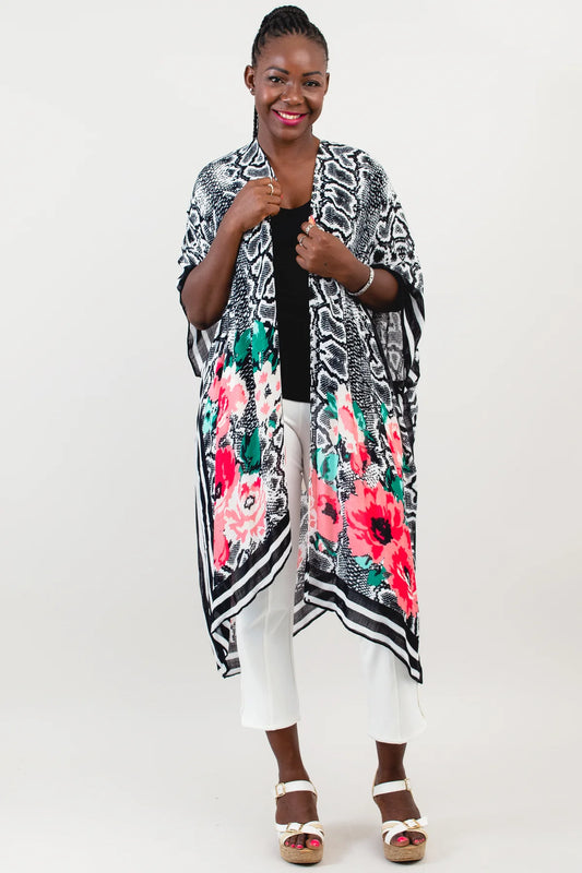 Darcy Kimono Cover Up - One Size - Various Prints