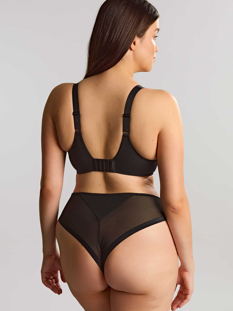 Bliss (SC) Brazilian Brief 10683A - Black Floral
