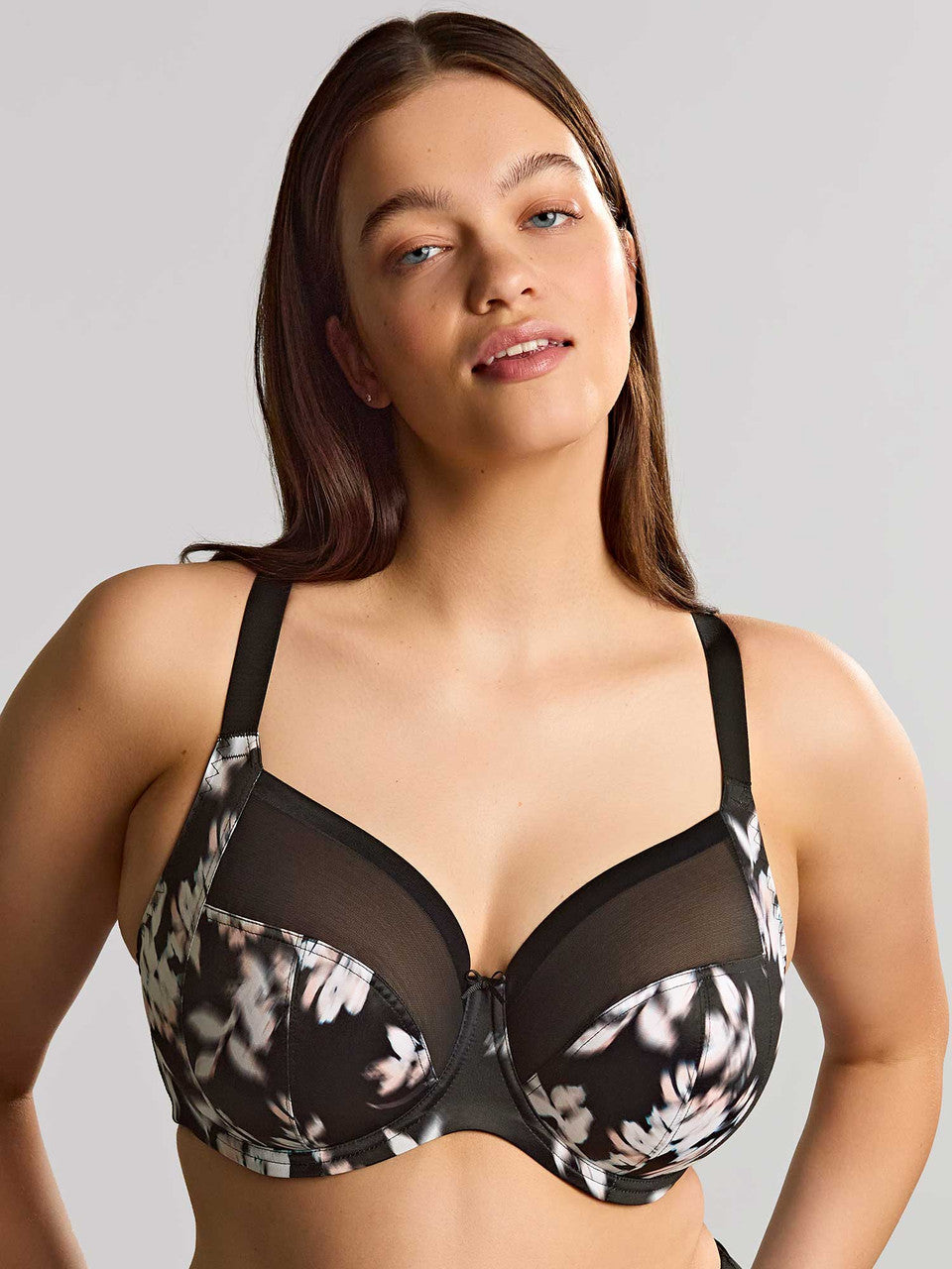 Bliss Full Cup Bra 10685B - Black Floral