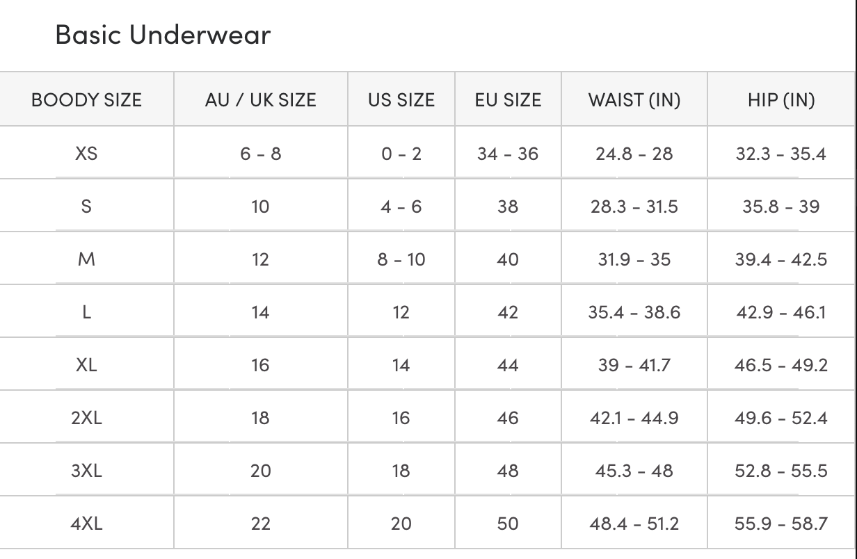 Boody Bamboo Seamfree Thong - White
