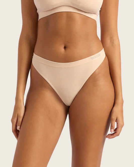 Boody Bamboo Seamfree Thong - Shell