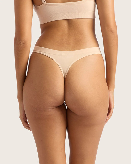 Boody Bamboo Seamfree Thong - Shell