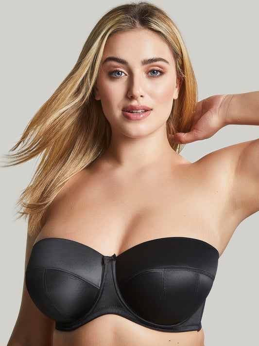 Bare The Smooth Multiway Strapless Bra 34DD, Black at