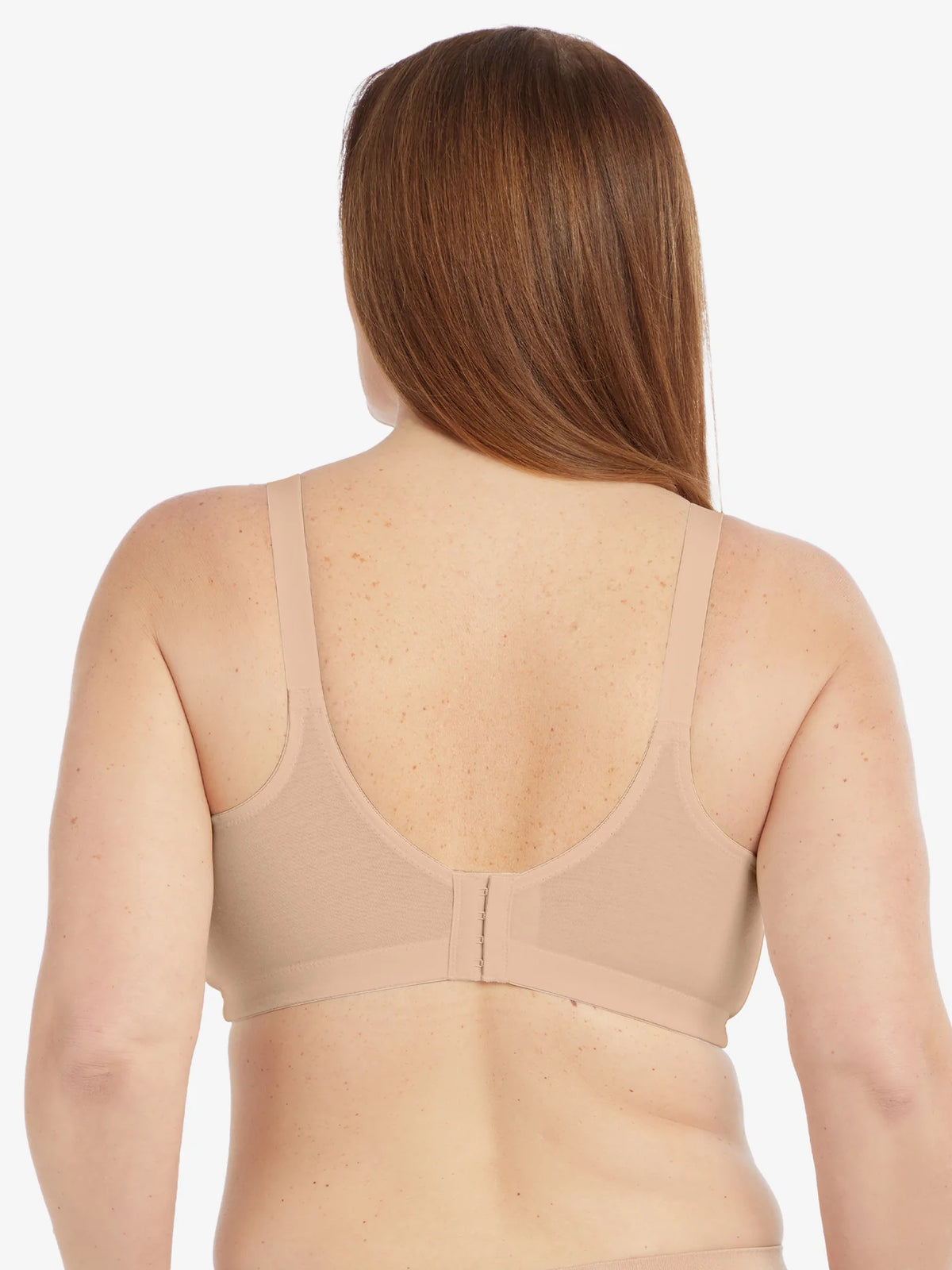 153 Camille (X) 92% Cotton Wireless T-shirt Bra - Sand
