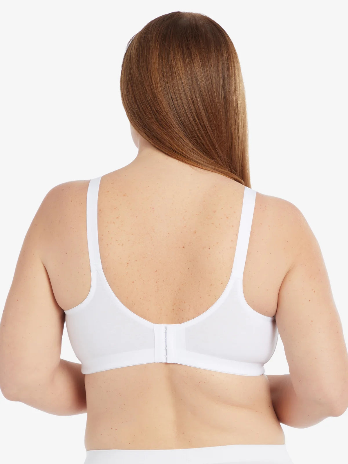 153 Camille (X) 92% Cotton Wireless T-shirt Bra - White