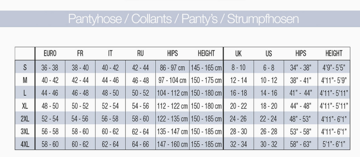 Hollywood Lurex Shiny 25 Den Tights - Various Colours