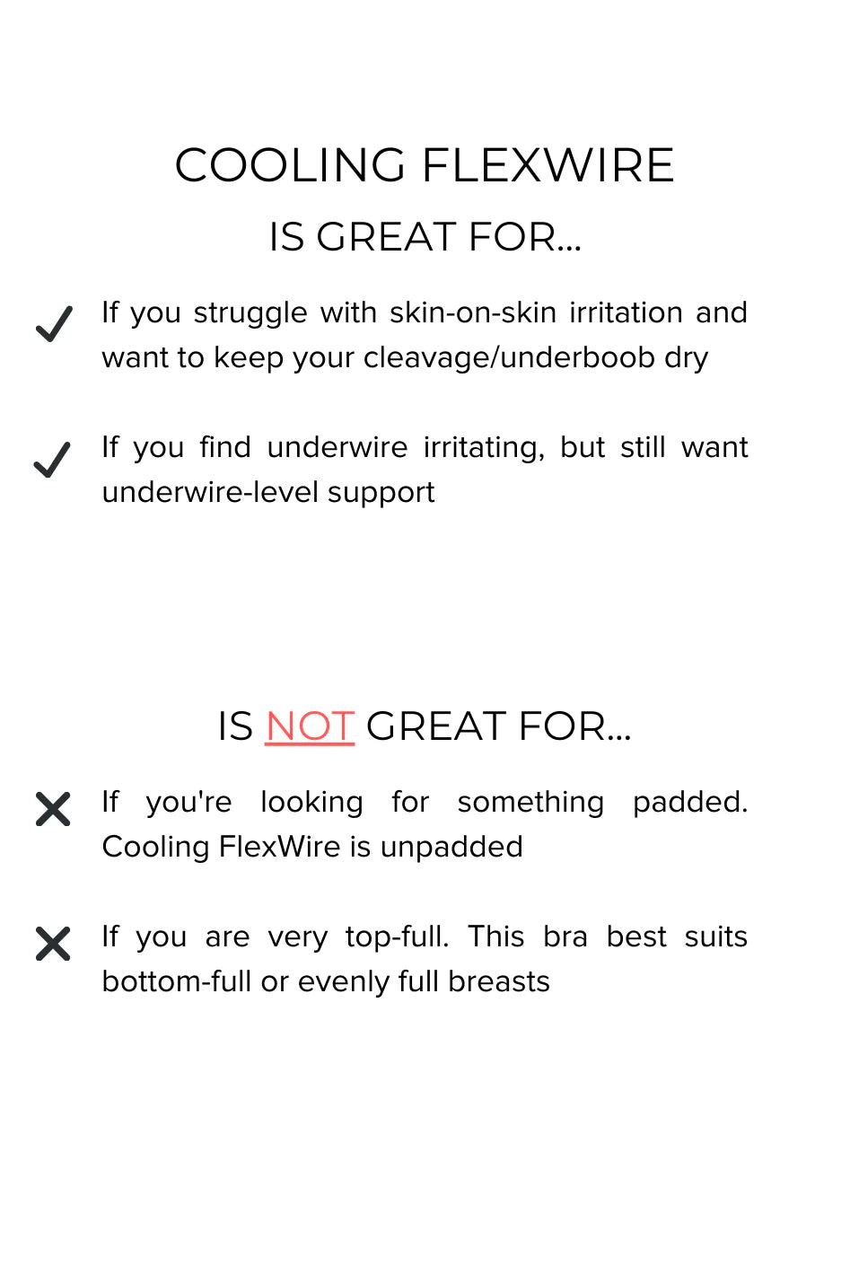 Cooling Flexwire (X) Unpadded T-shirt Bra - Champagne