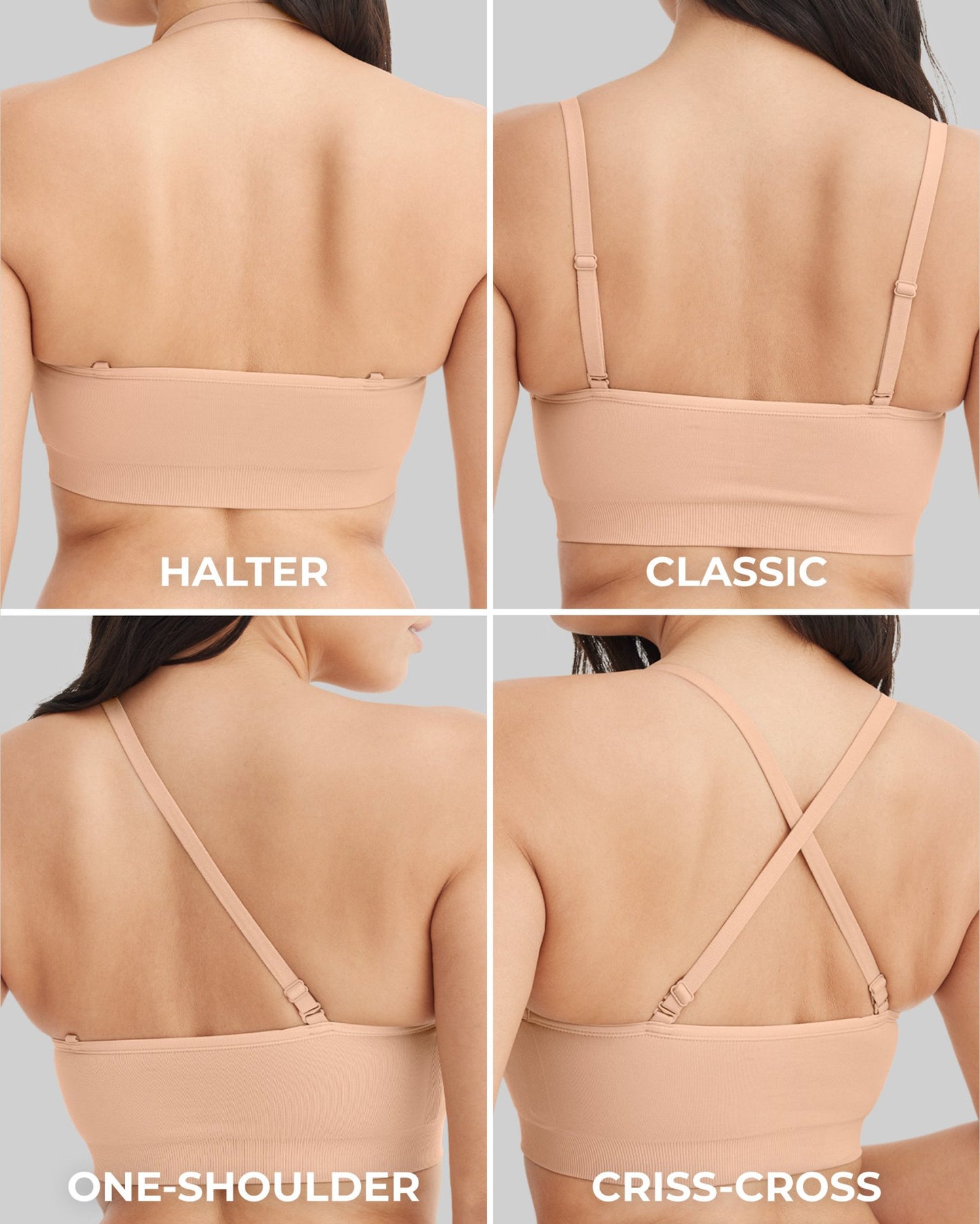 Seamfree Wireless Multiway Strapless Bandeau 20391 261 - Light