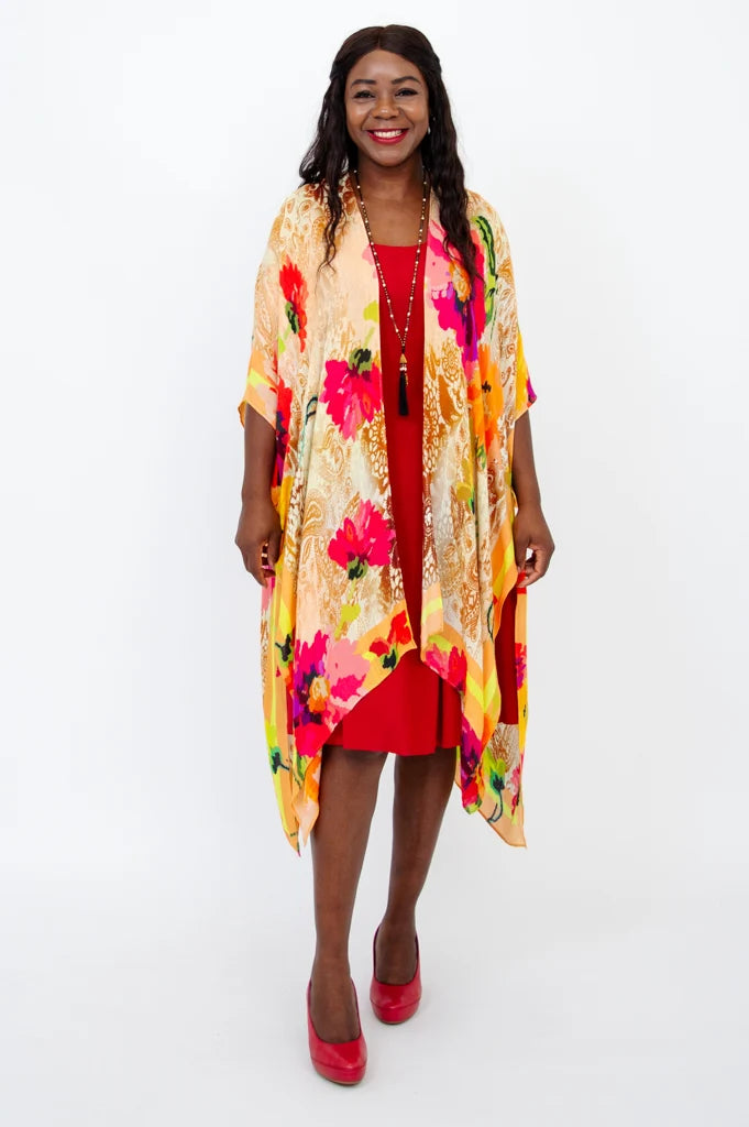 Darcy Kimono Cover Up - One Size - Various Prints