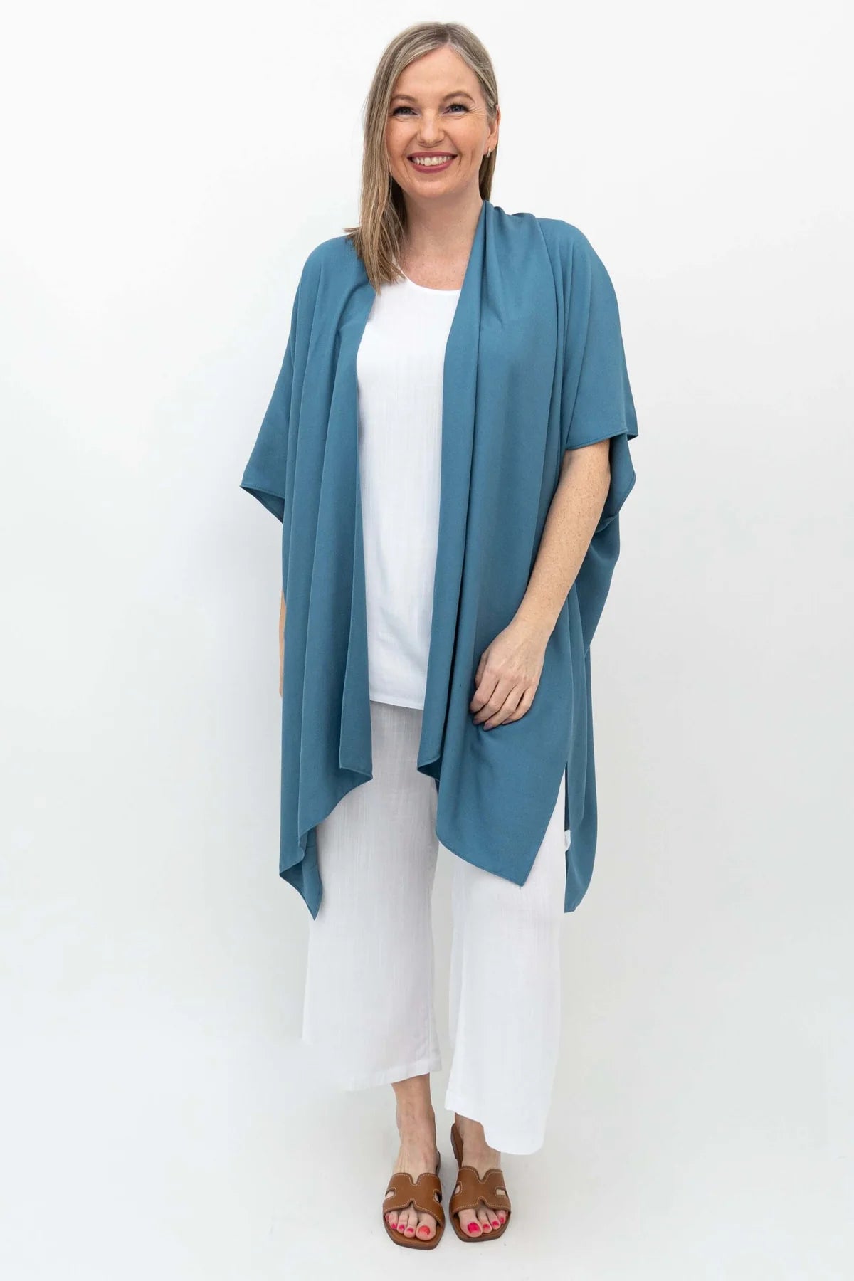 Darcy Kimono Cover Up - One Size - Solid Colours